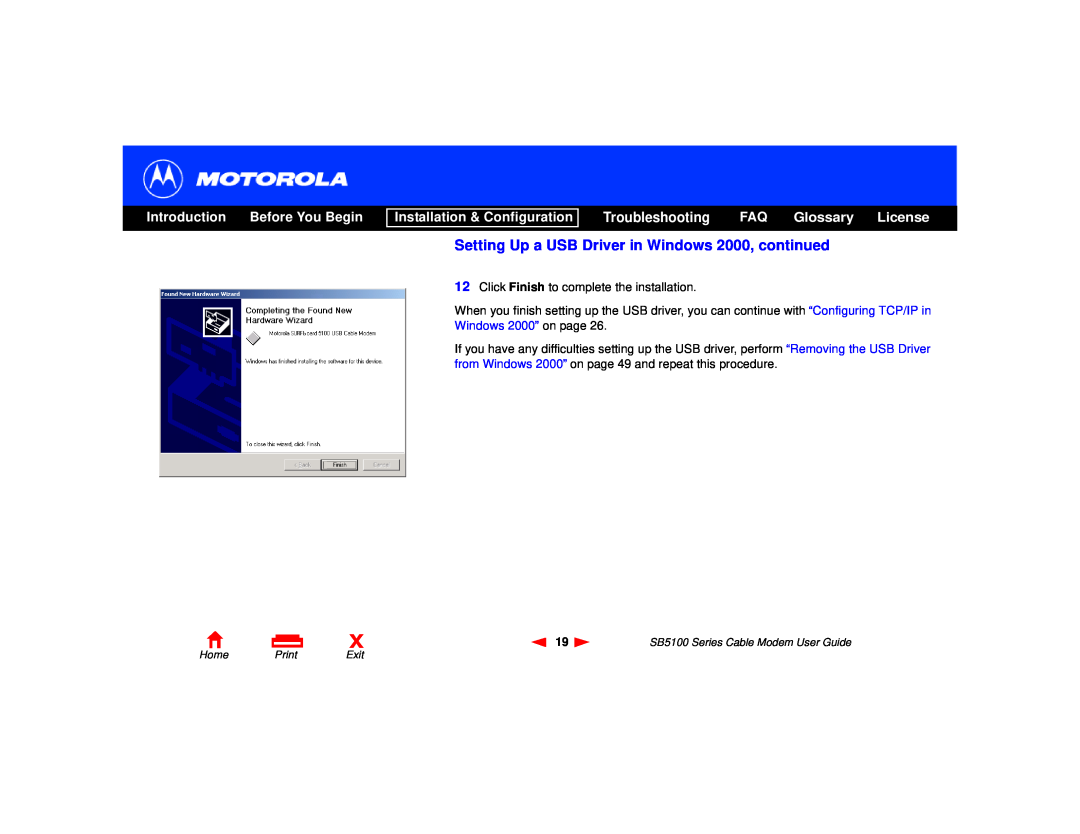 Motorola 505788-006-00 Introduction Before You Begin, Installation & Configuration, Troubleshooting FAQ Glossary License 