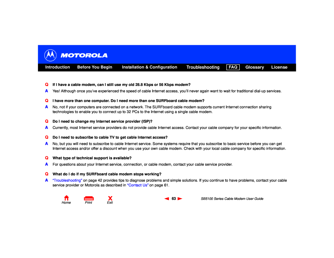Motorola 505788-006-00 Glossary License, Introduction, Before You Begin, Installation & Configuration, Troubleshooting 