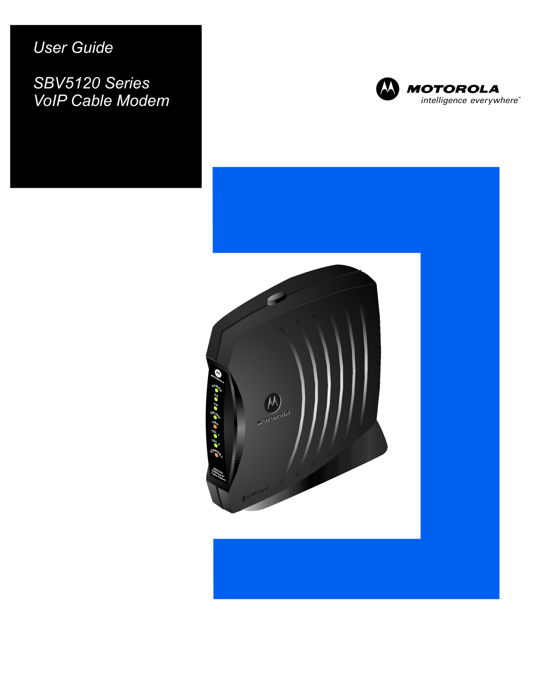 Motorola manual User Guide SURFboard SBV5120 VoIP Cable Modem 