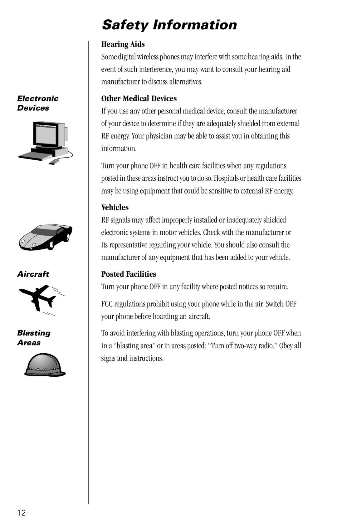 Motorola SC-725 specifications Hearing Aids 