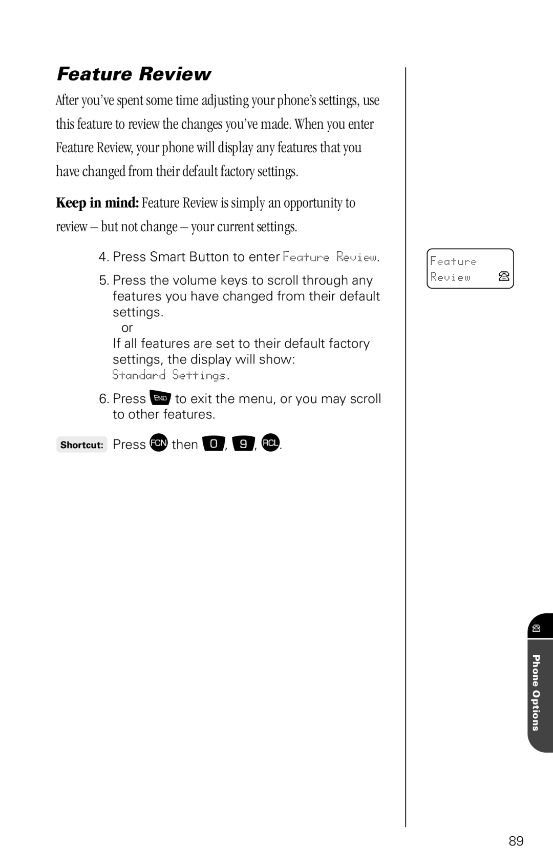 Motorola SC-725 specifications Feature Review 