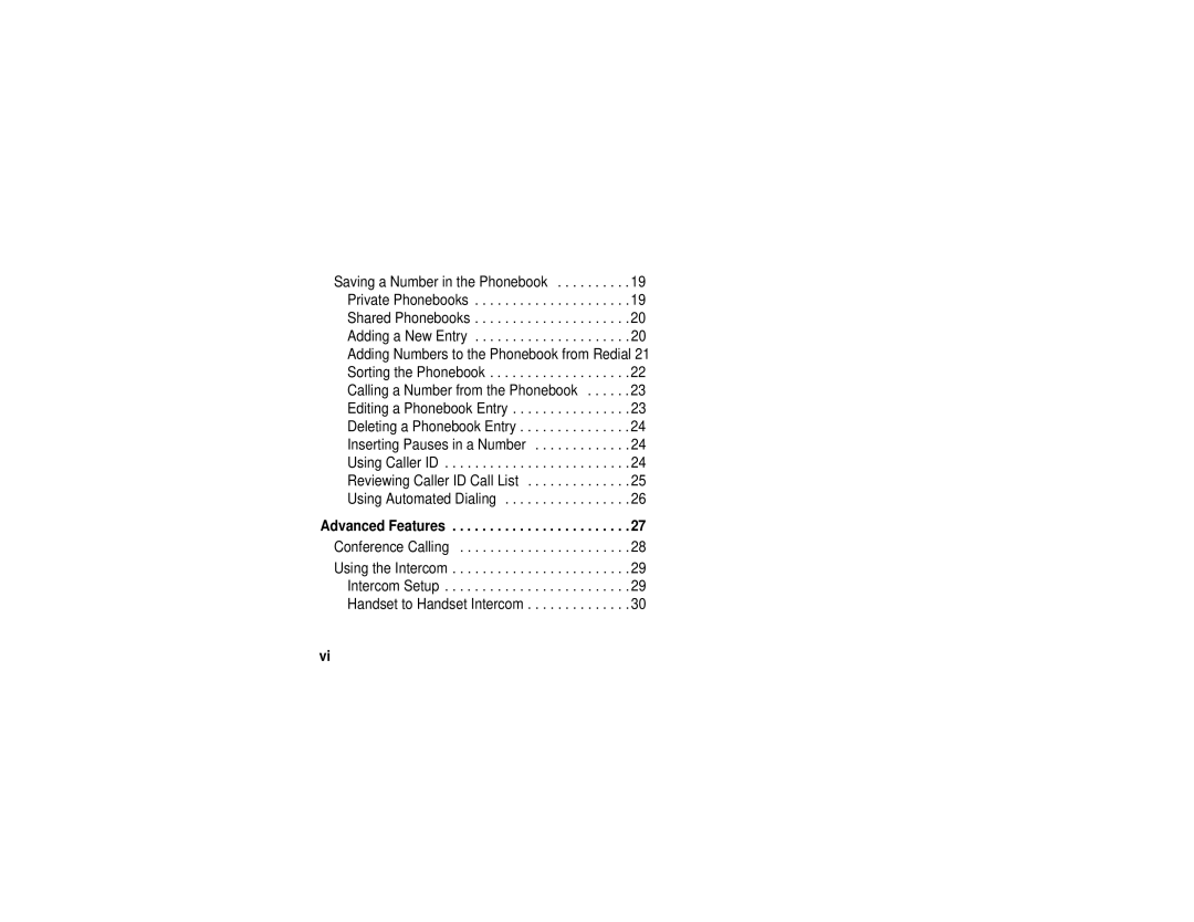 Motorola SD4501 manual Advanced Features 