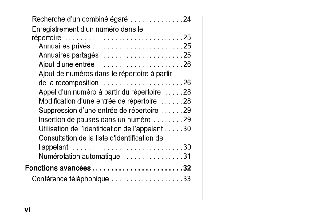 Motorola SD4502 manual Fonctions avancées 