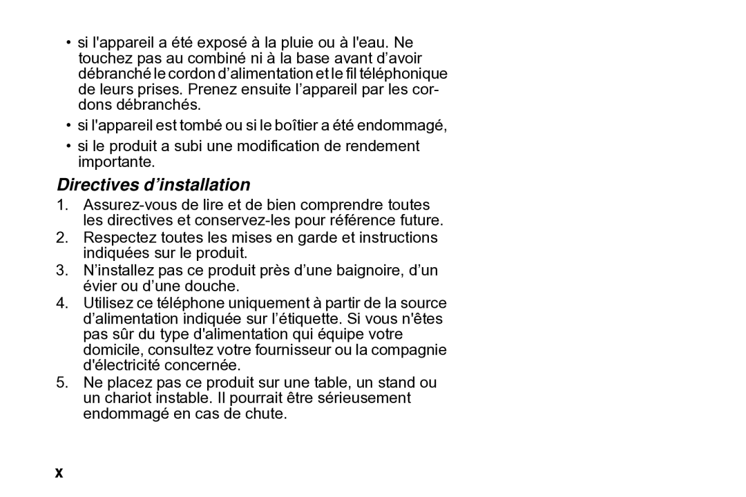 Motorola SD4502 manual Directives d’installation 