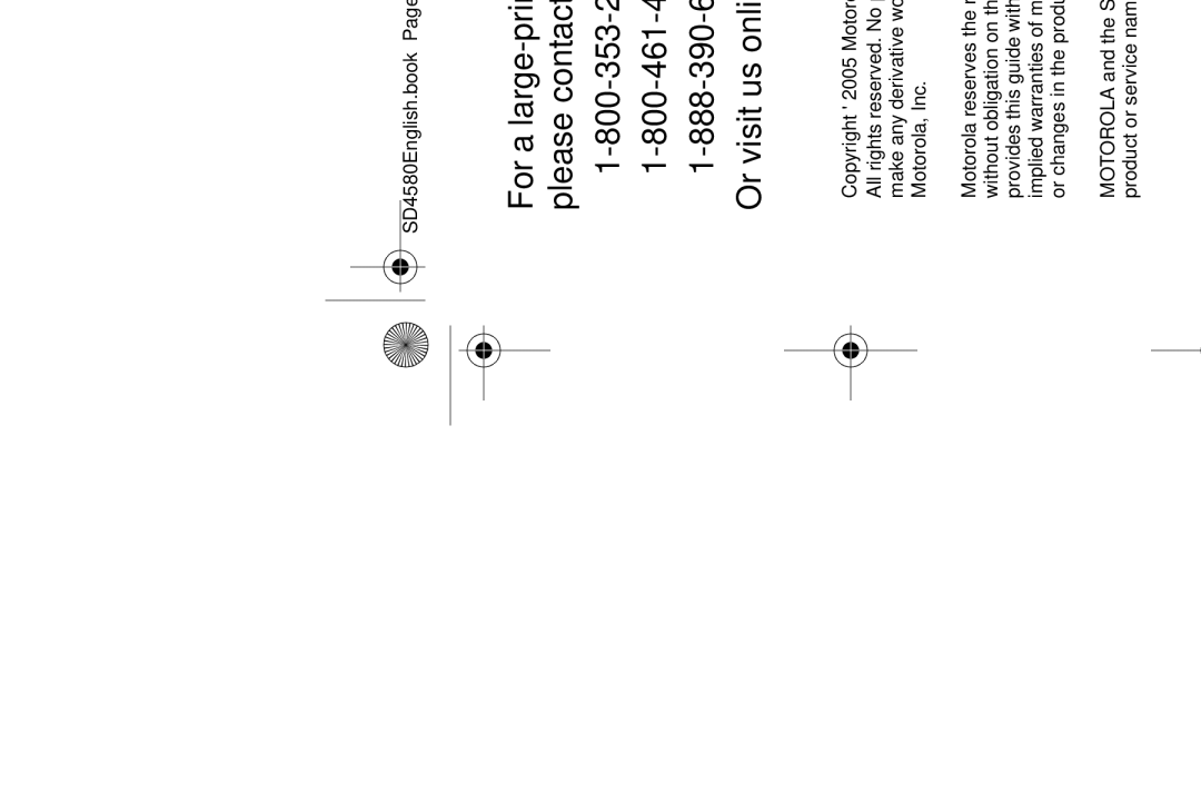 Motorola sd4560 manual Canada 