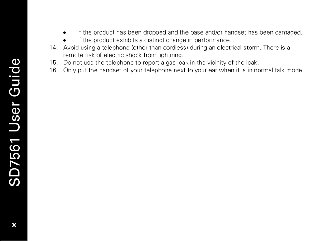 Motorola manual SD7561 User Guide 