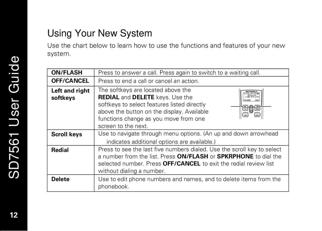 Motorola SD7561 manual Using Your New System 