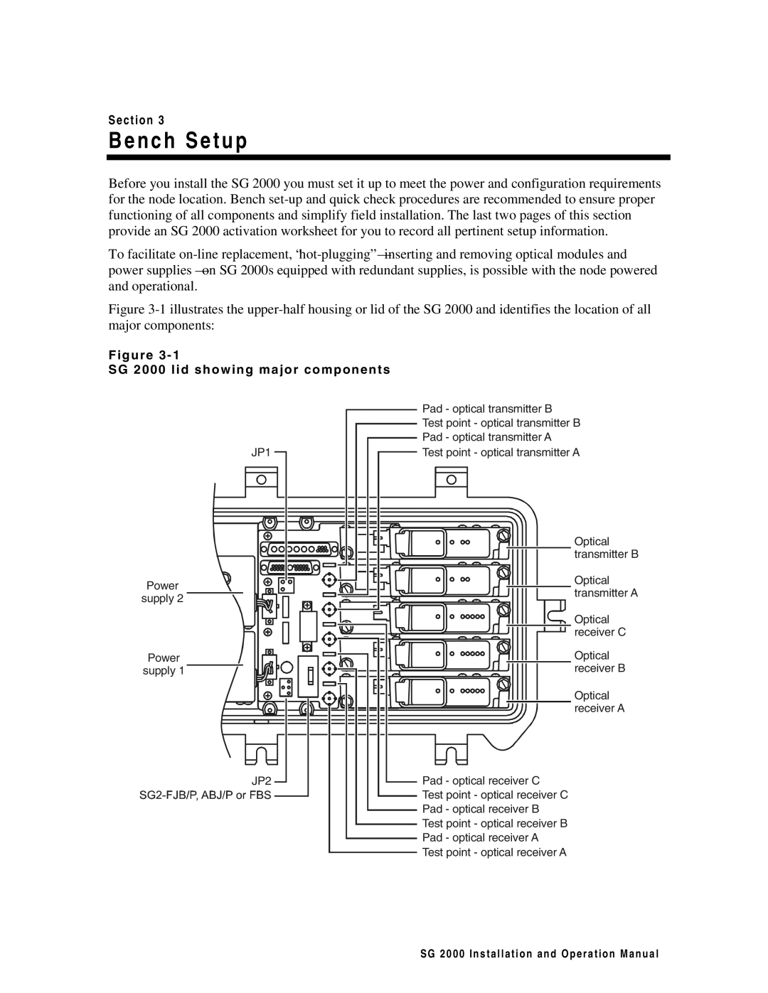 Motorola SG 2000 operation manual N c h S e t u p 