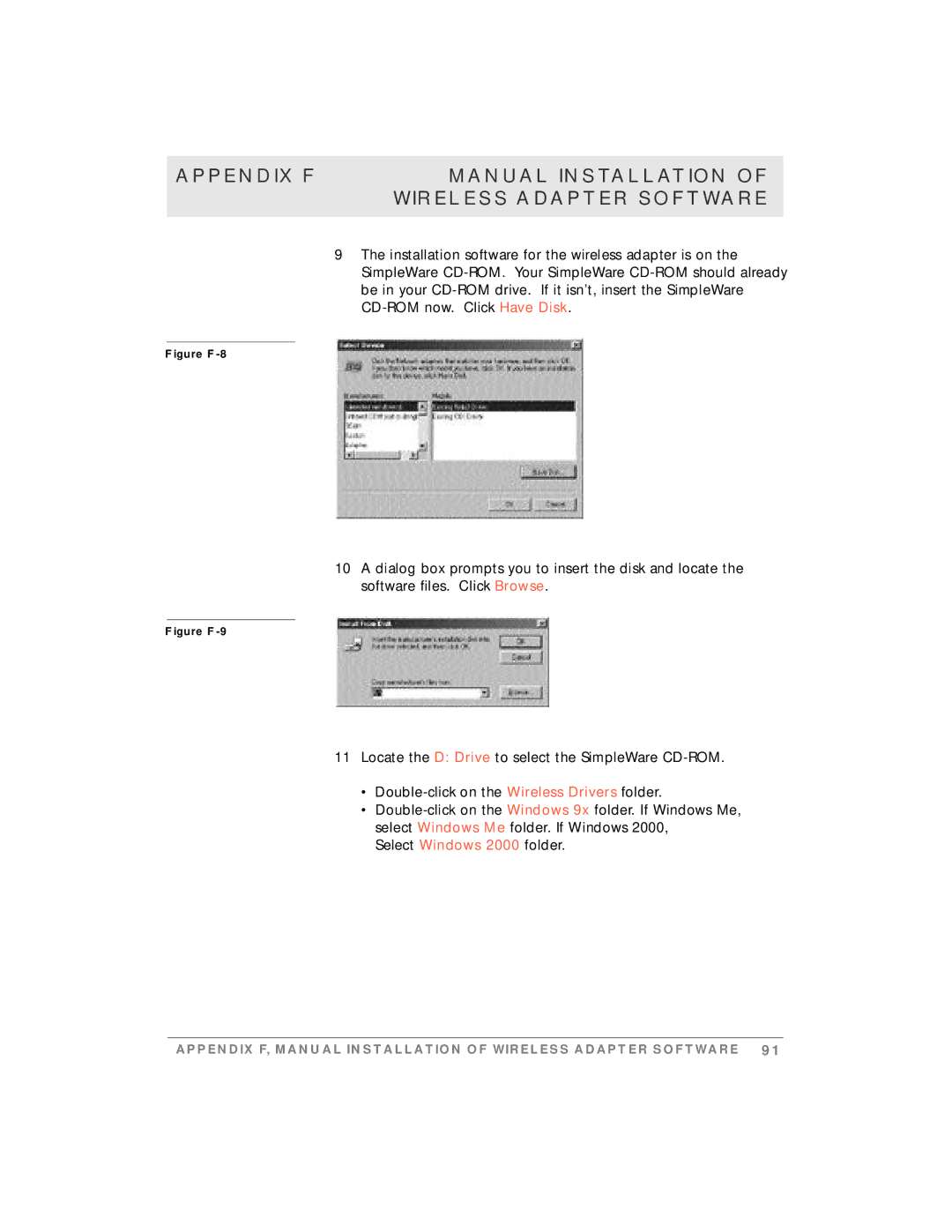 Motorola simplefi manual Figure F-8 