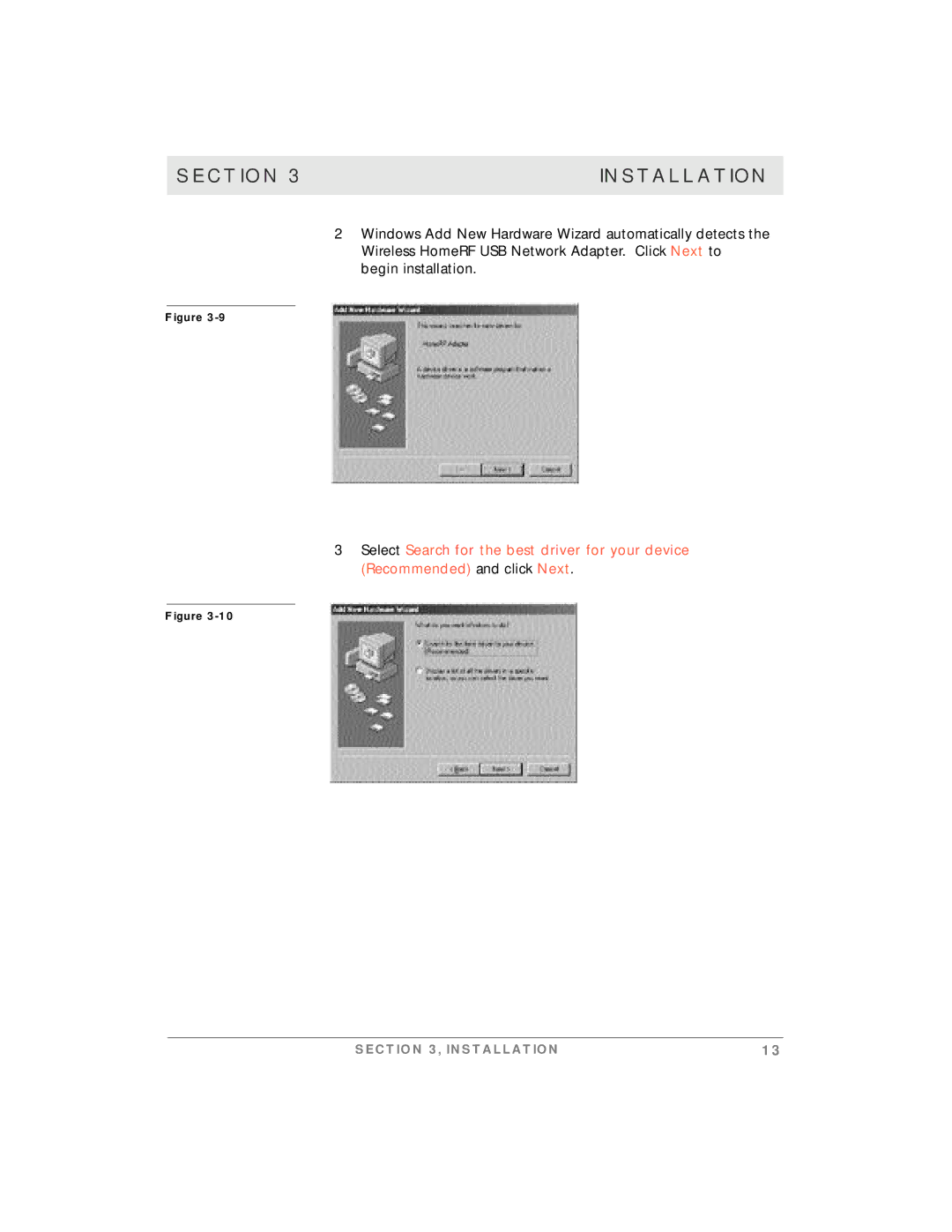 Motorola simplefi manual Section Installation 