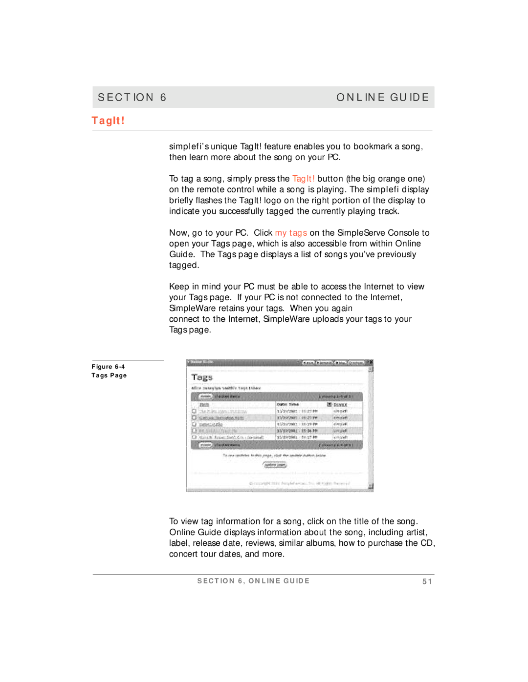 Motorola simplefi manual TagIt 