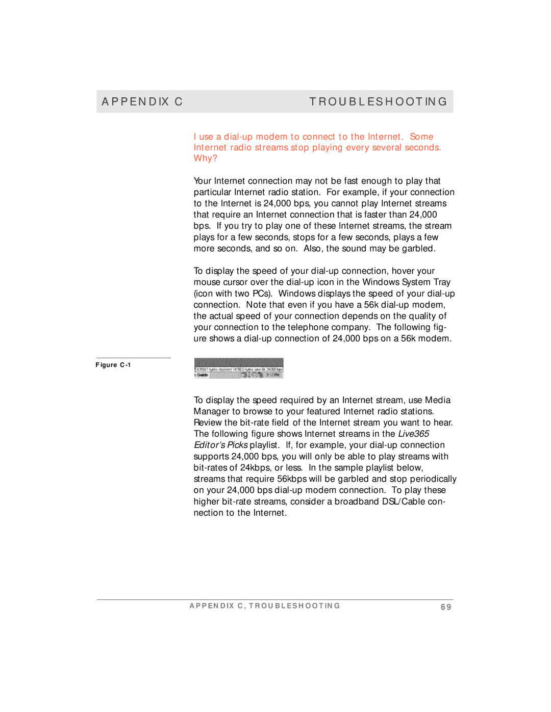 Motorola simplefi manual Figure C-1 