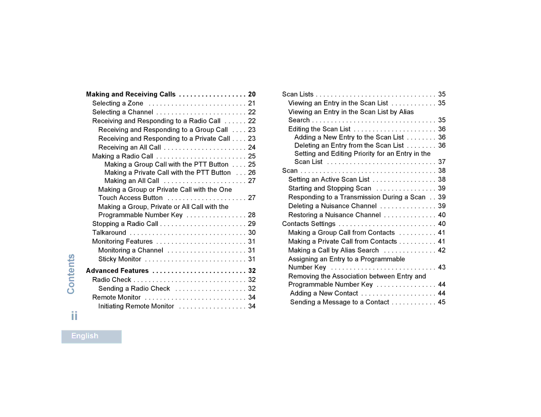 Motorola SL4000, SL4010 manual Making and Receiving Calls, Setting and Editing Priority for an Entry in the Scan List 