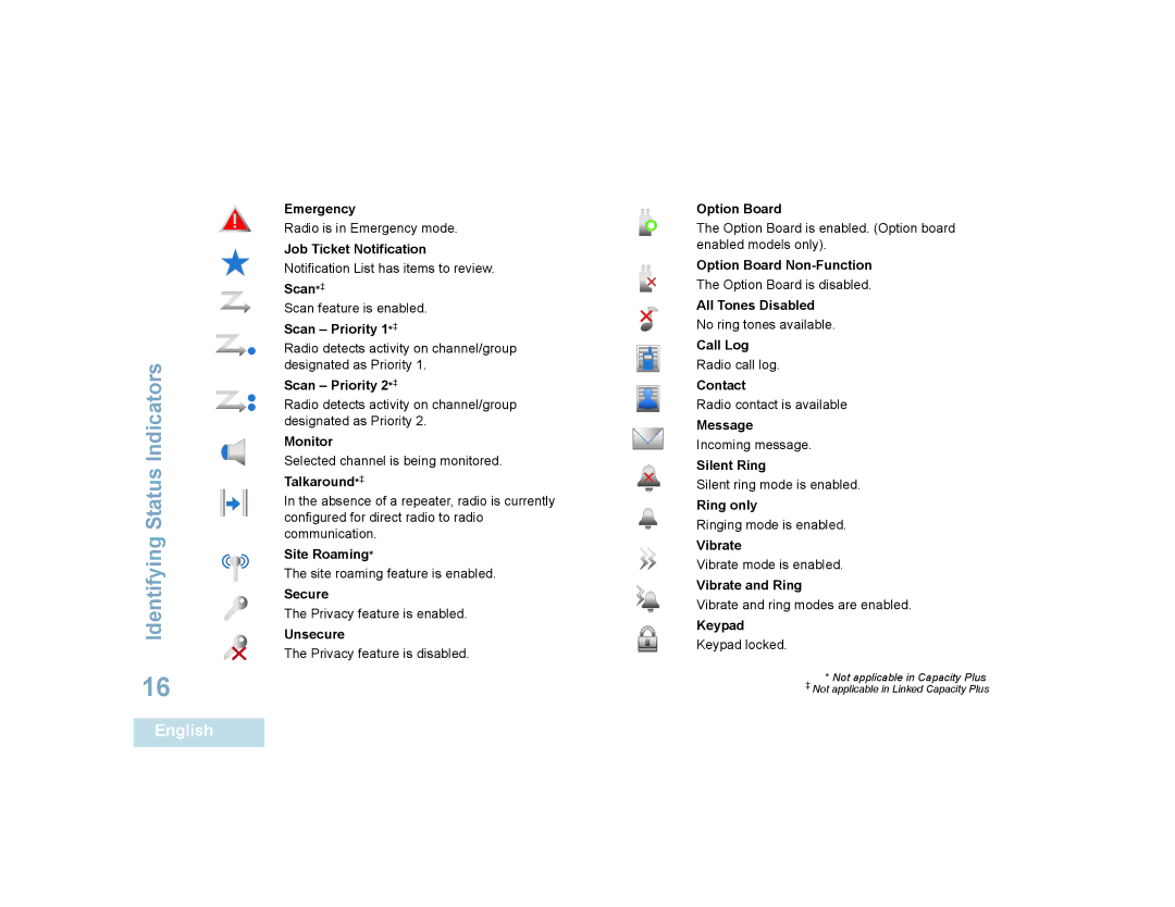 Motorola SL7550 manual Emergency 