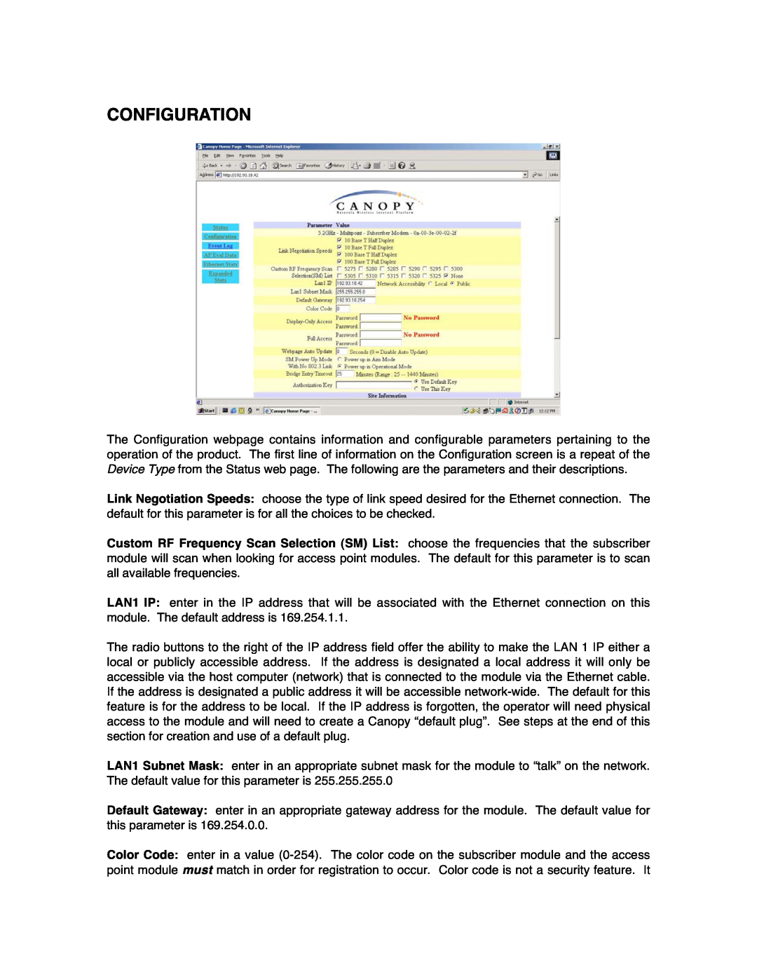Motorola SM02-UG-en user manual Configuration 