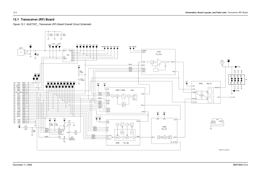 Motorola SSETM 5000 service manual Transceiver RF Board, Txalc 