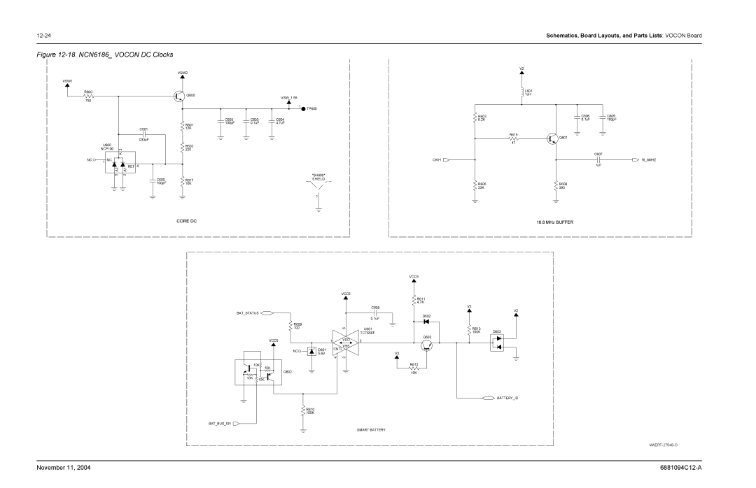 Motorola SSETM 5000 service manual NCN6186 Vocon DC Clocks 