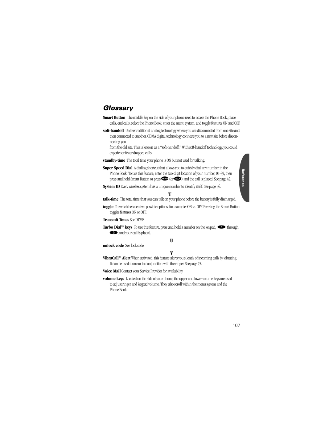 Motorola ST7762 specifications Transmit Tones See Dtmf, 107 