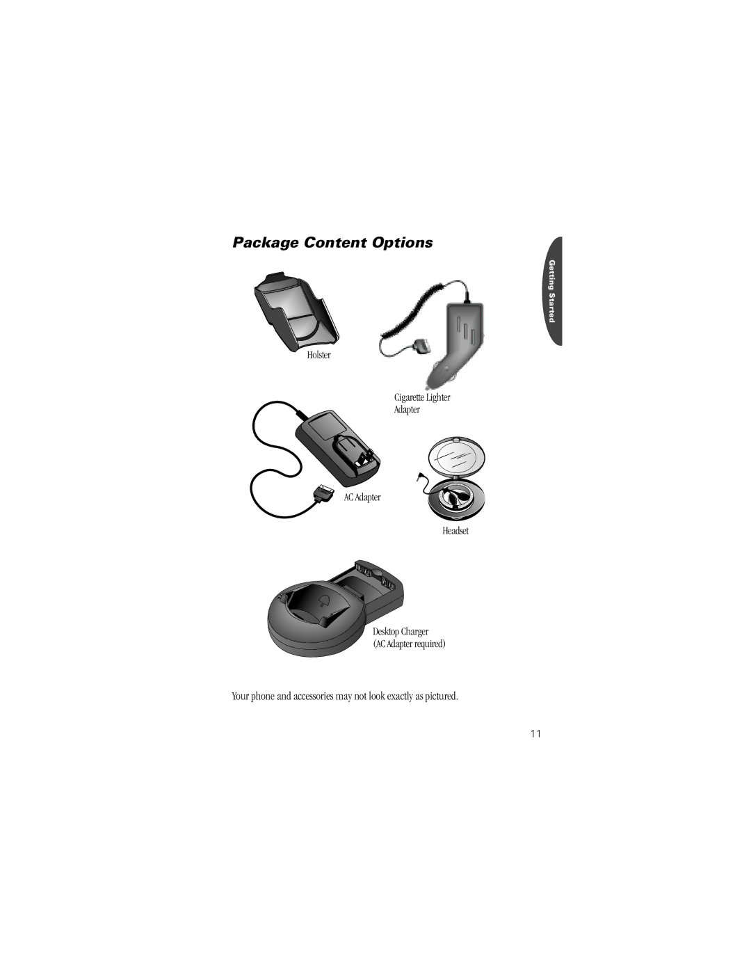 Motorola ST7762 specifications Your phone and accessories may not look exactly as pictured 