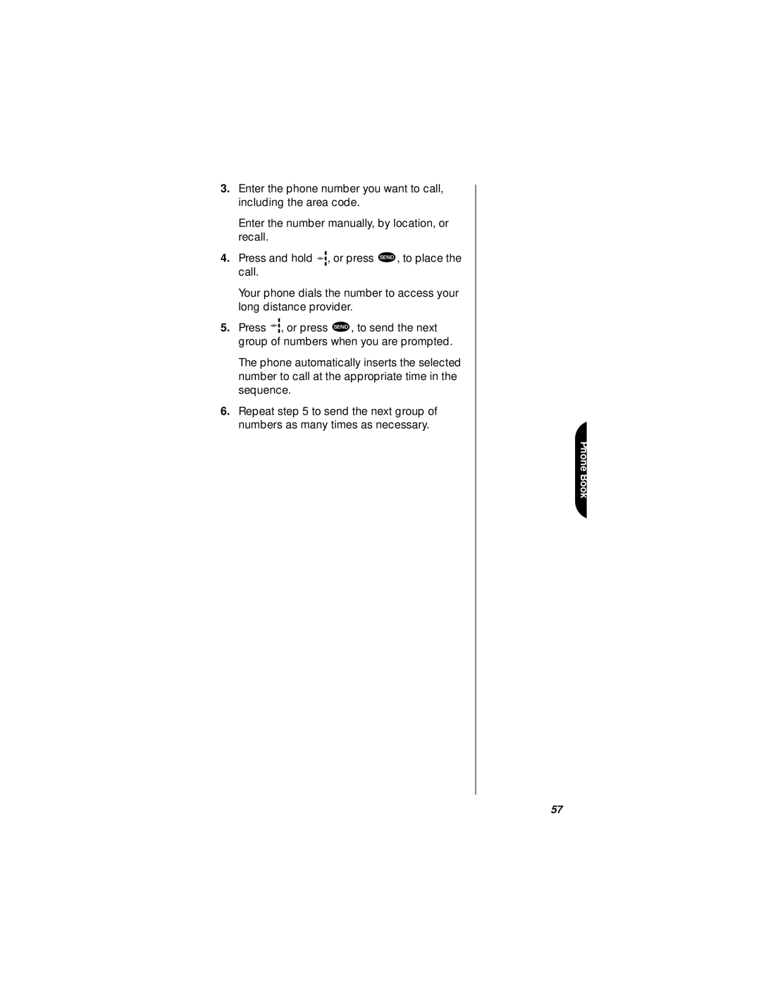 Motorola StarTAC specifications Phone Book 