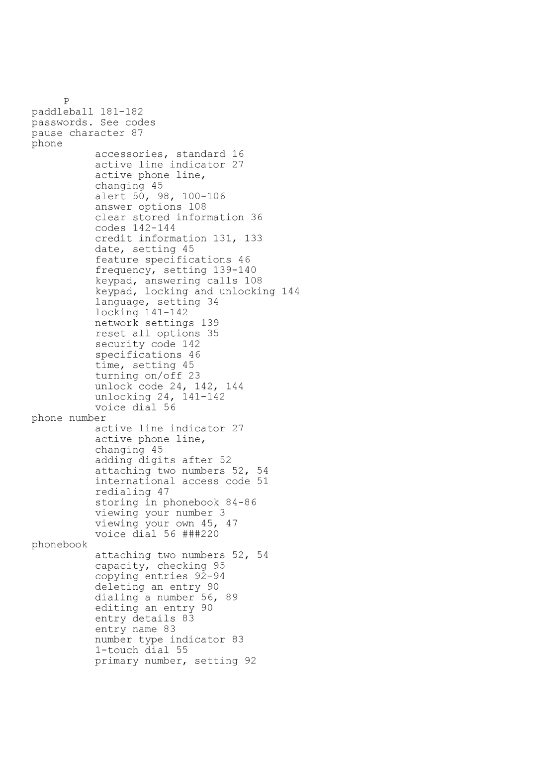 Motorola T280i manual Entry details 83 entry name 