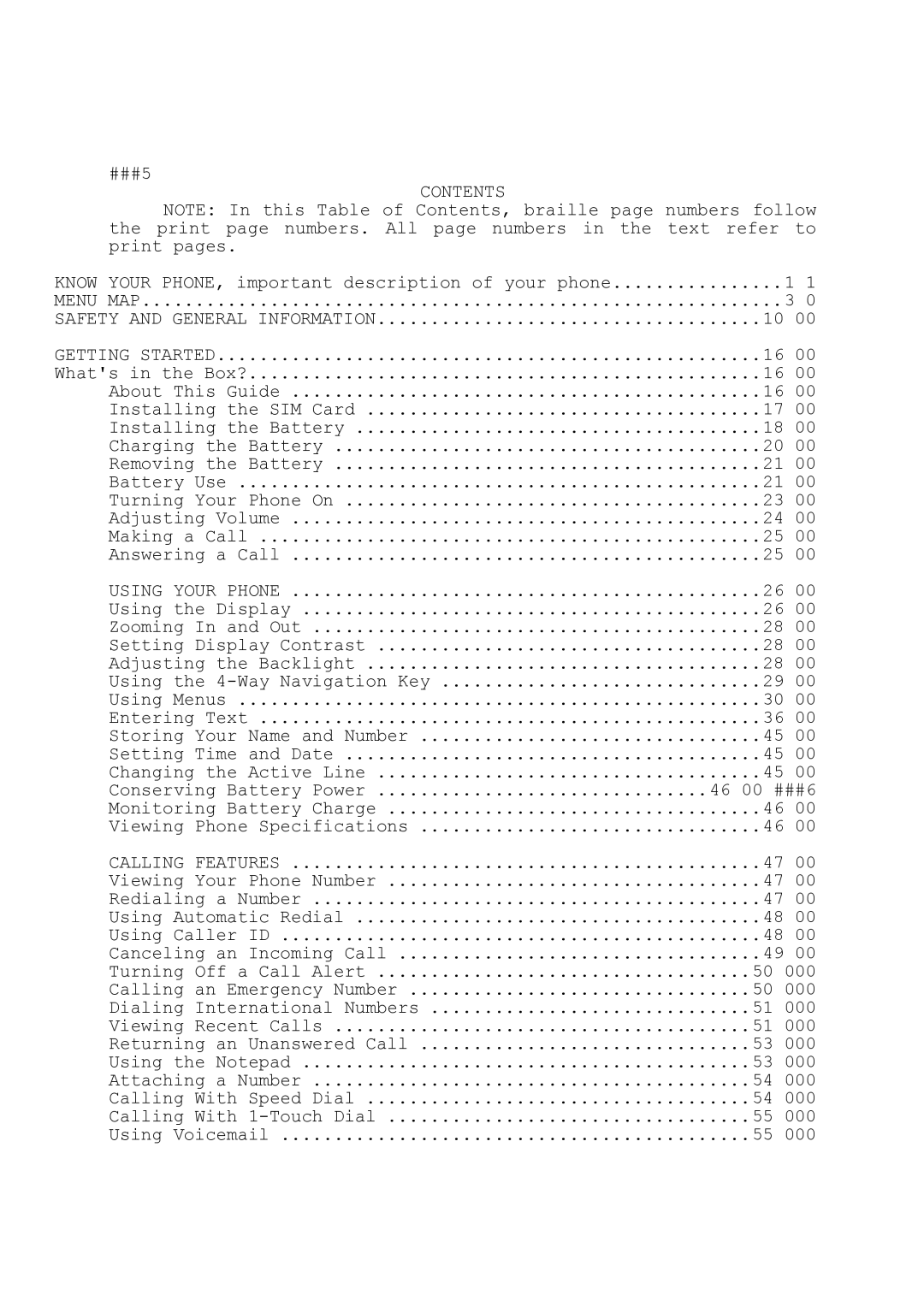 Motorola T280i manual Contents 