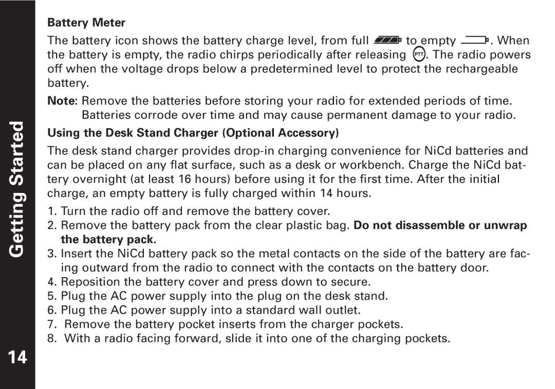 Motorola T4900, T4800 manual Getting Started 