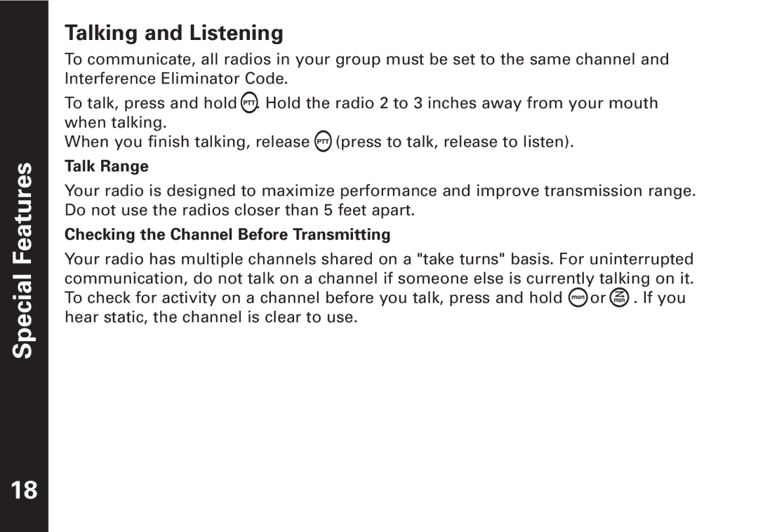 Motorola T4900, T4800 manual Special Features, Talking and Listening 