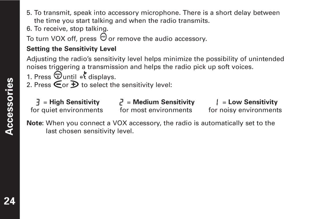 Motorola T5500, T5550 manual Accessories 