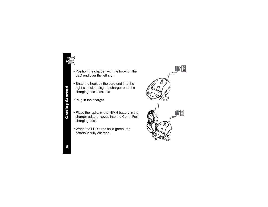 Motorola T6400 manual Getting Started 