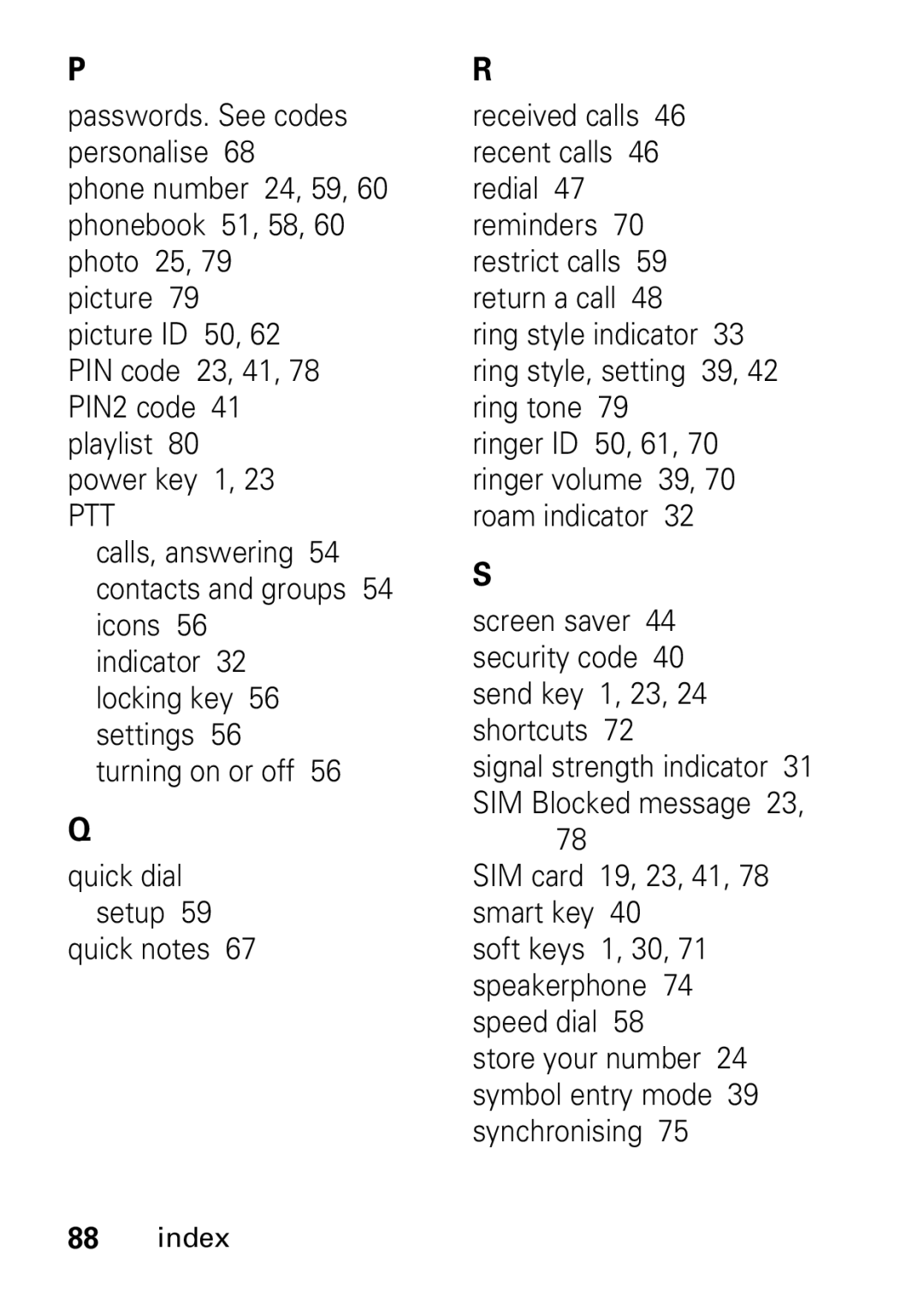 Motorola V235 GSM Series manual Ptt 