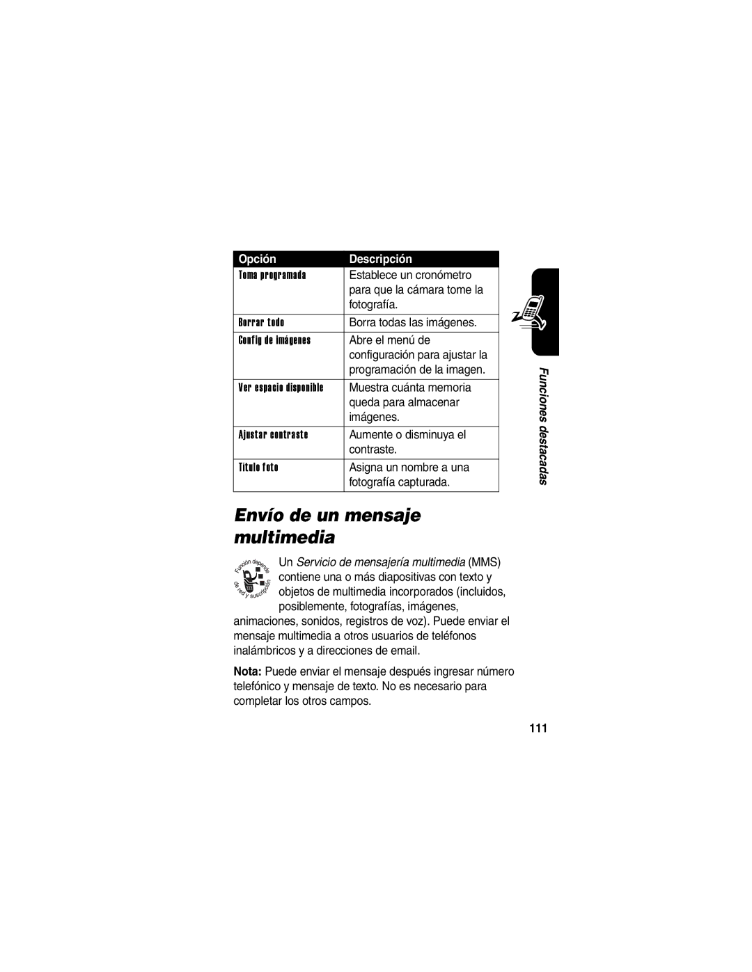 Motorola V266 manual 111 