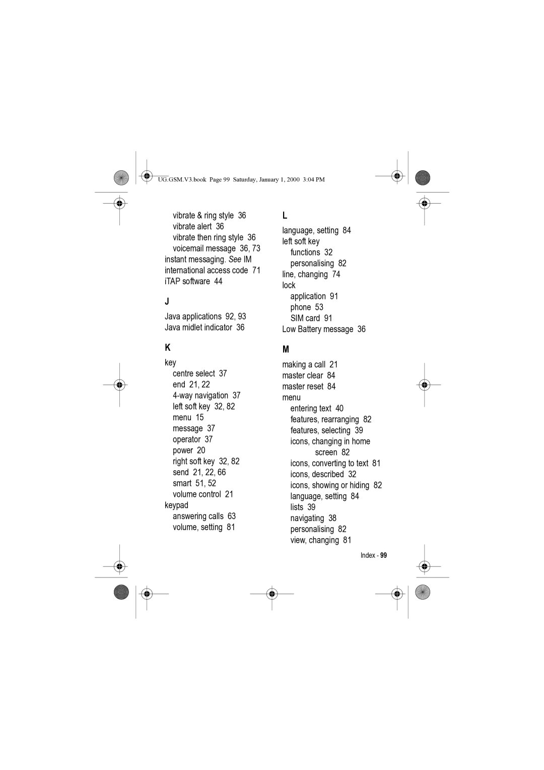 Motorola V3 manual Screen 