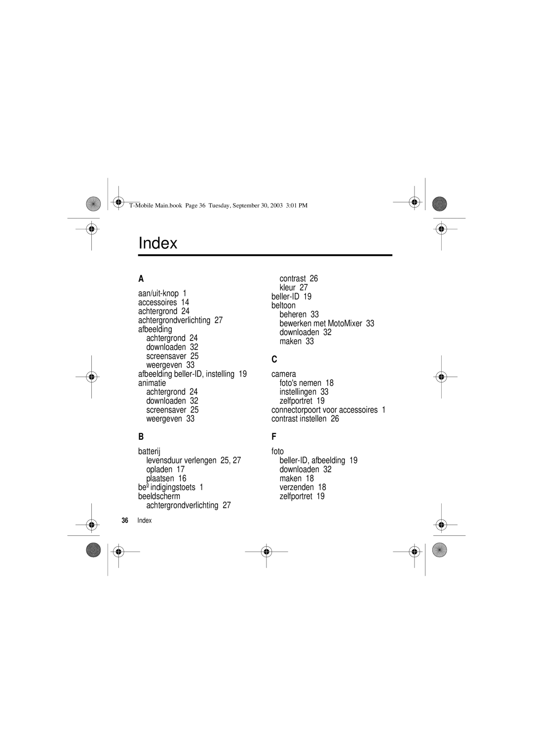 Motorola V300 manual Afbeelding 