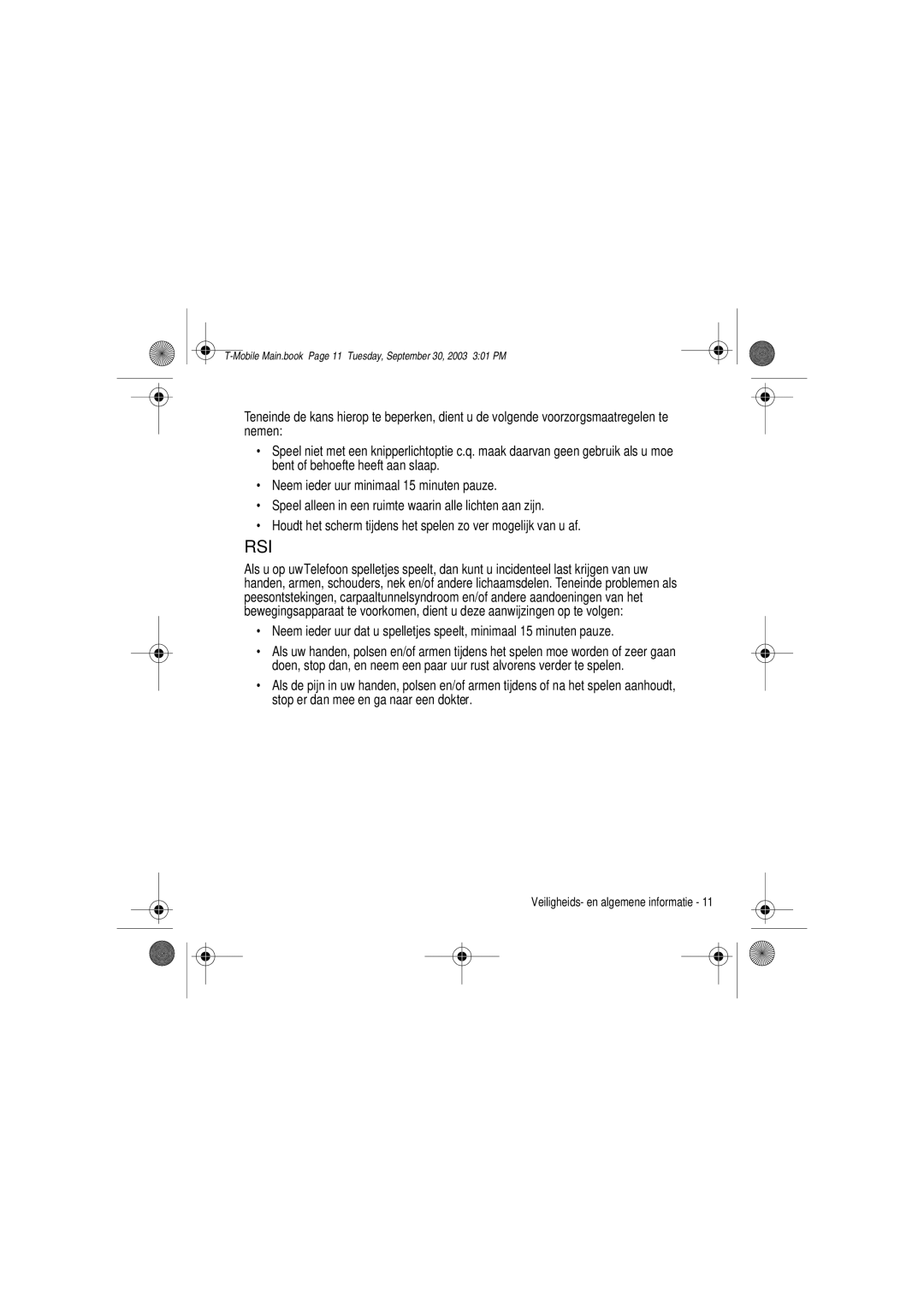 Motorola V300 manual Rsi 