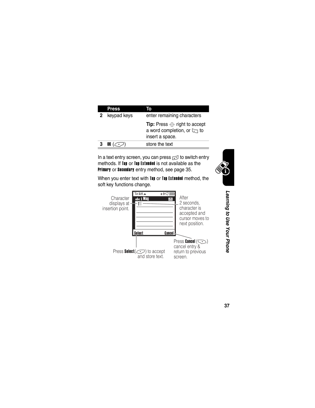 Motorola V323 manual After 