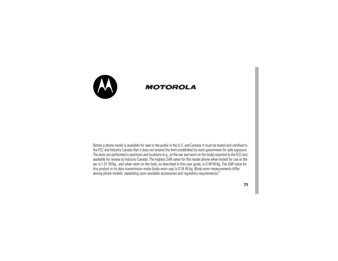 Motorola V361 manual 