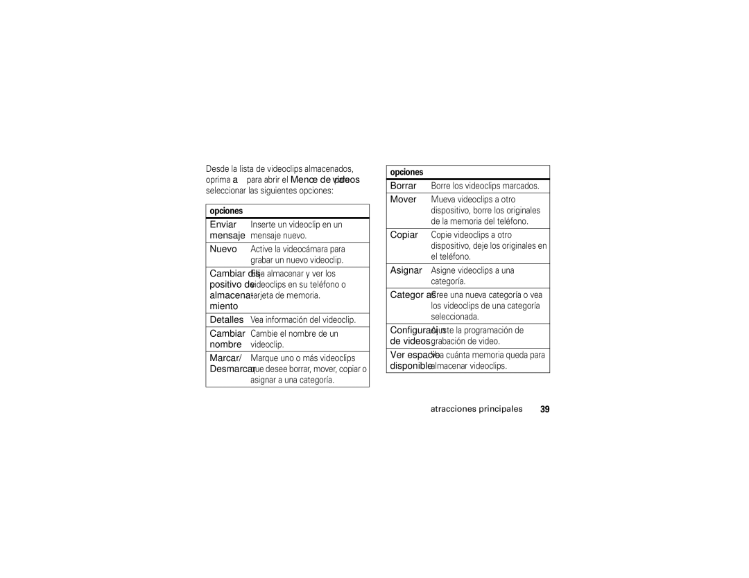 Motorola V3i user manual Asignar a una categoría 