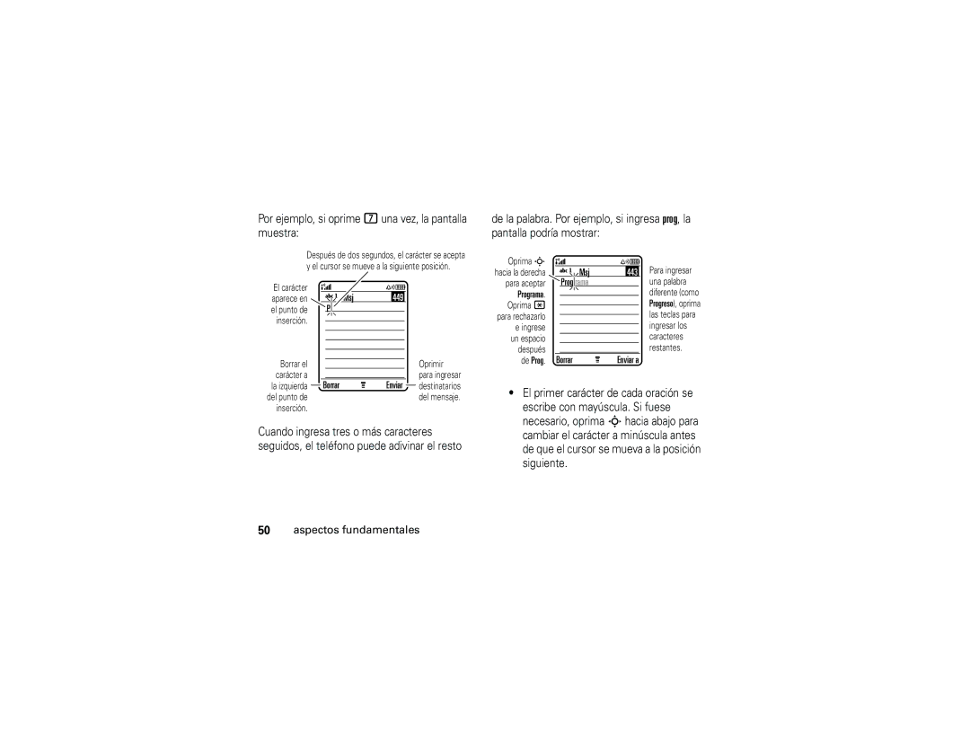 Motorola V3r manual Borrar 