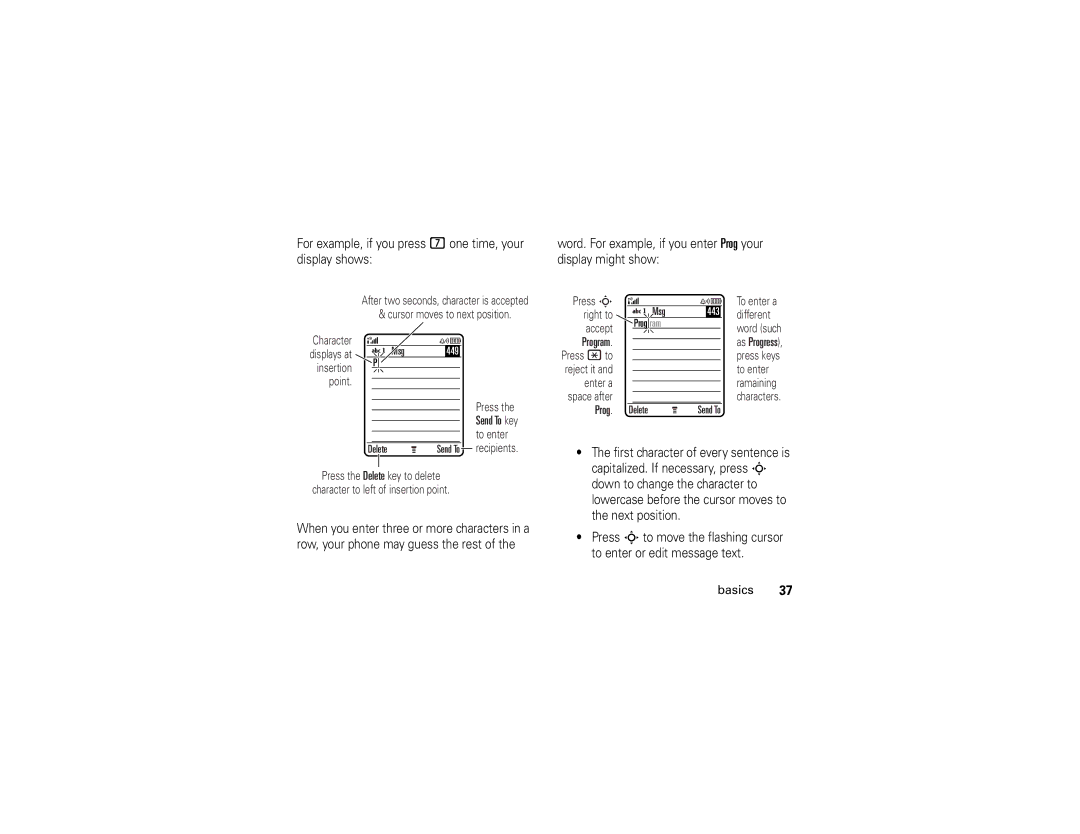 Motorola V3t manual Prog, 449 