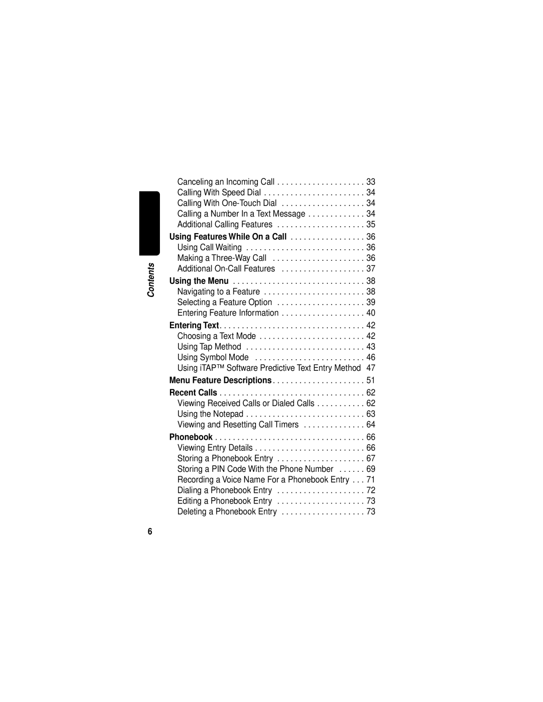 Motorola V60i manual Making a Three-Way Call Additional On-Call Features, Viewing Received Calls or Dialed Calls 