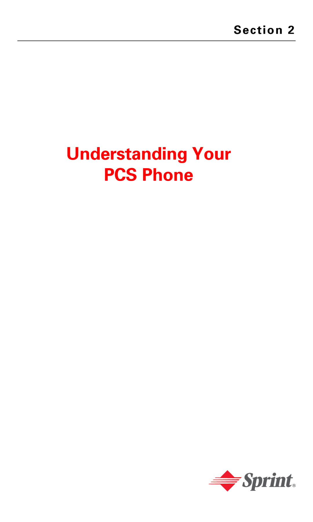 Motorola V60v manual Understanding Your PCS Phone 