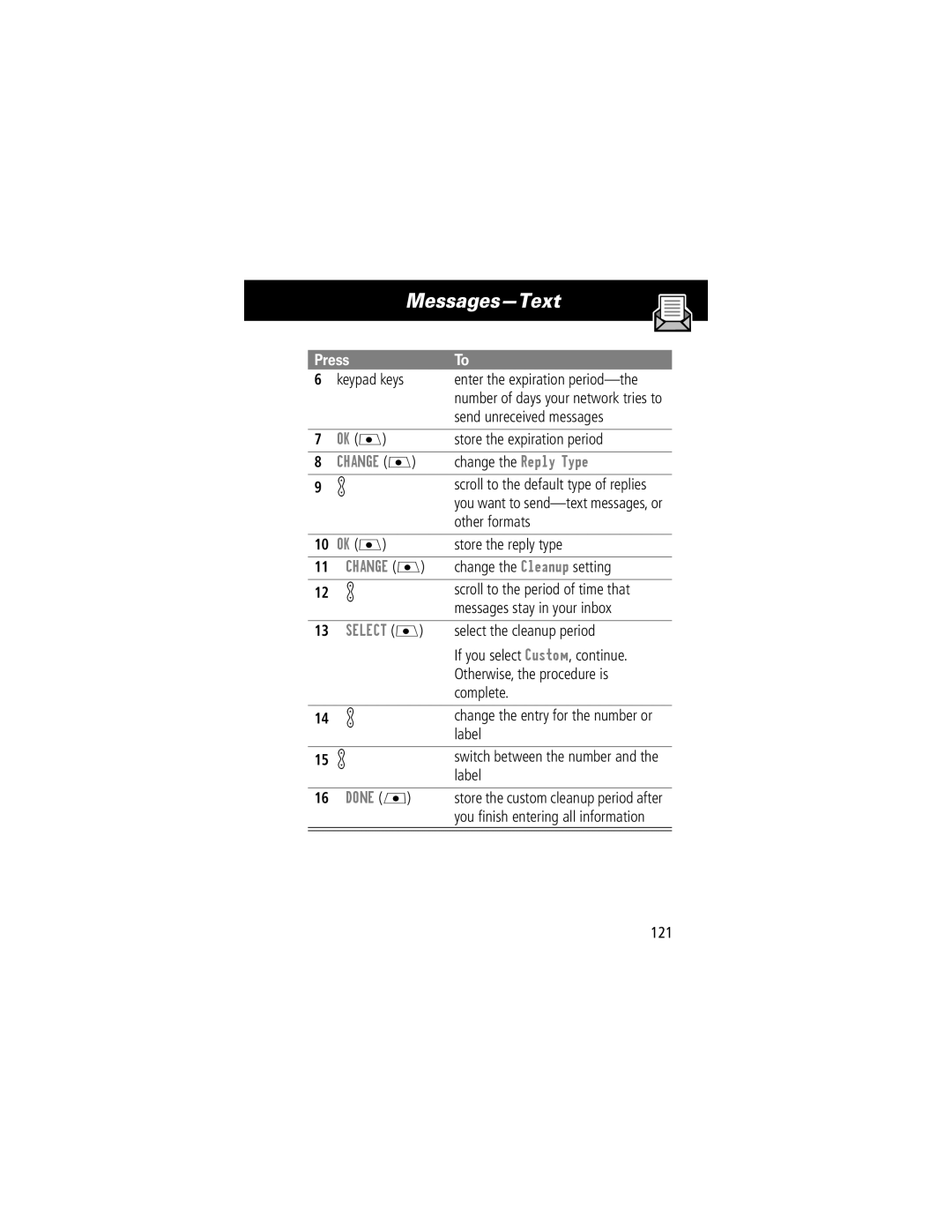 Motorola V70 manual Messages-Text 