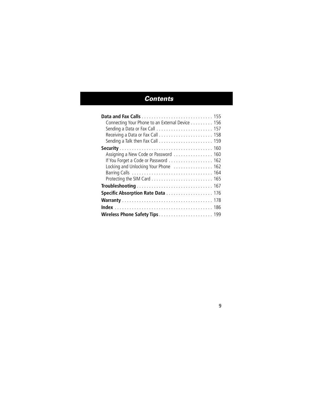 Motorola V70 manual Contents 