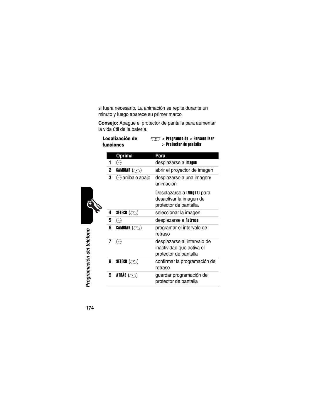 Motorola V710 manual 174 