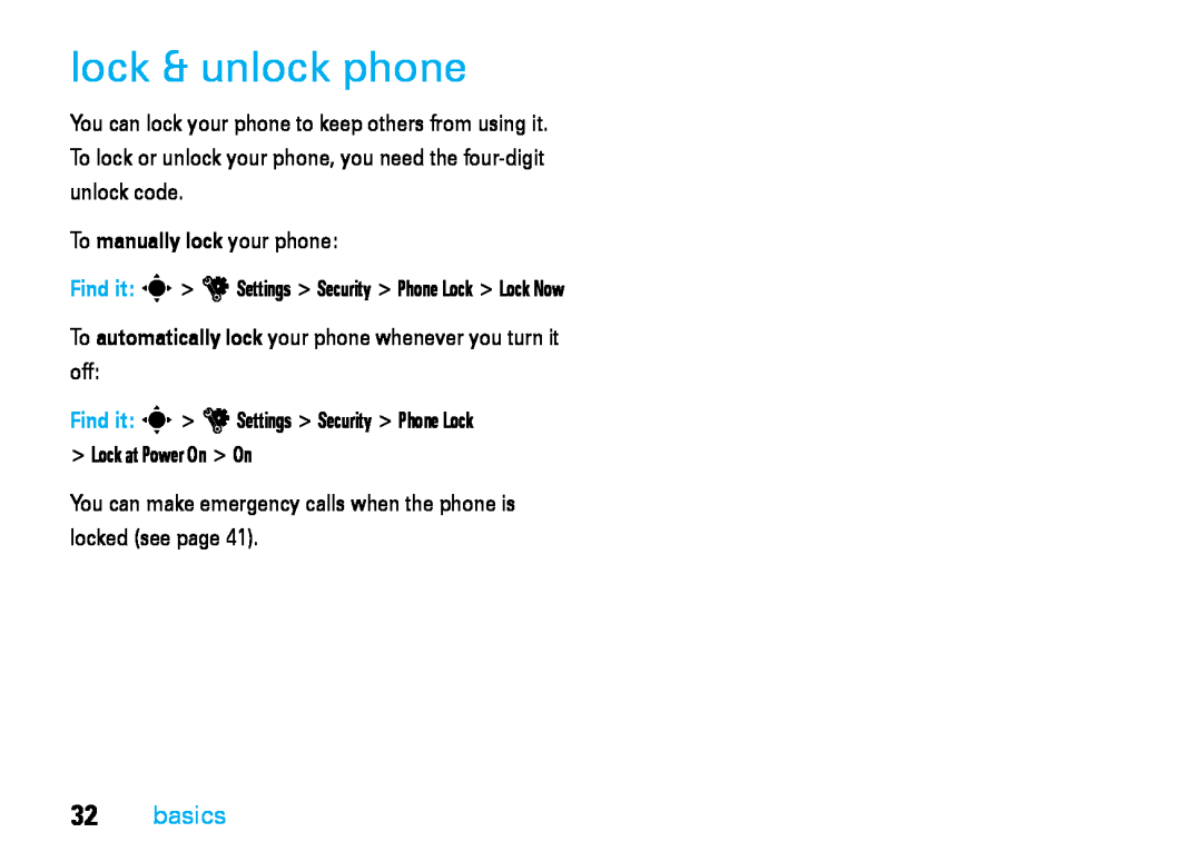 Motorola V8 manual lock & unlock phone, basics 