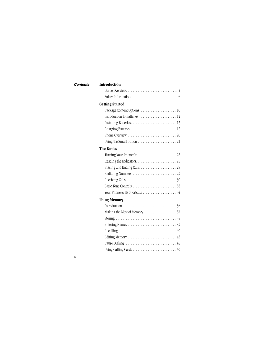 Motorola V8162 specifications Introduction 