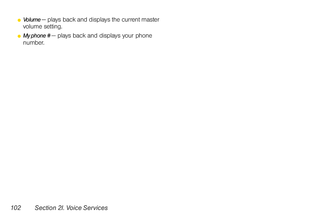 Motorola V950 manual Voice Services 