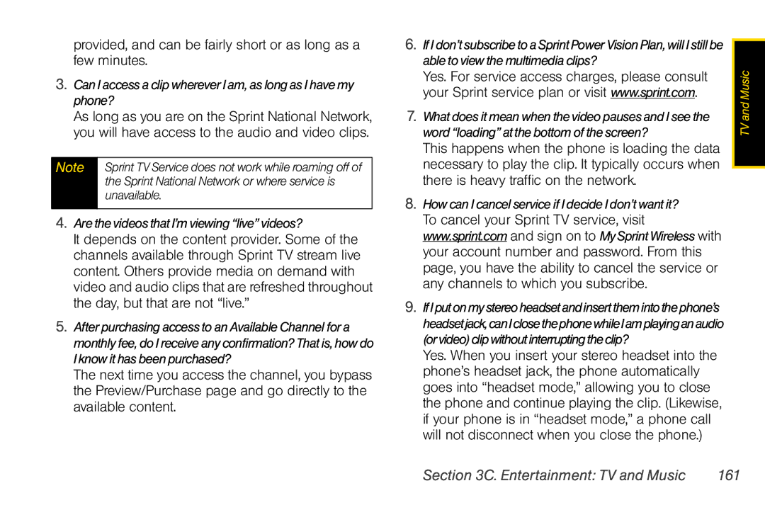 Motorola V950 manual Entertainment TV and Music 161, Are the videos that I’m viewing live videos?, Unavailable 