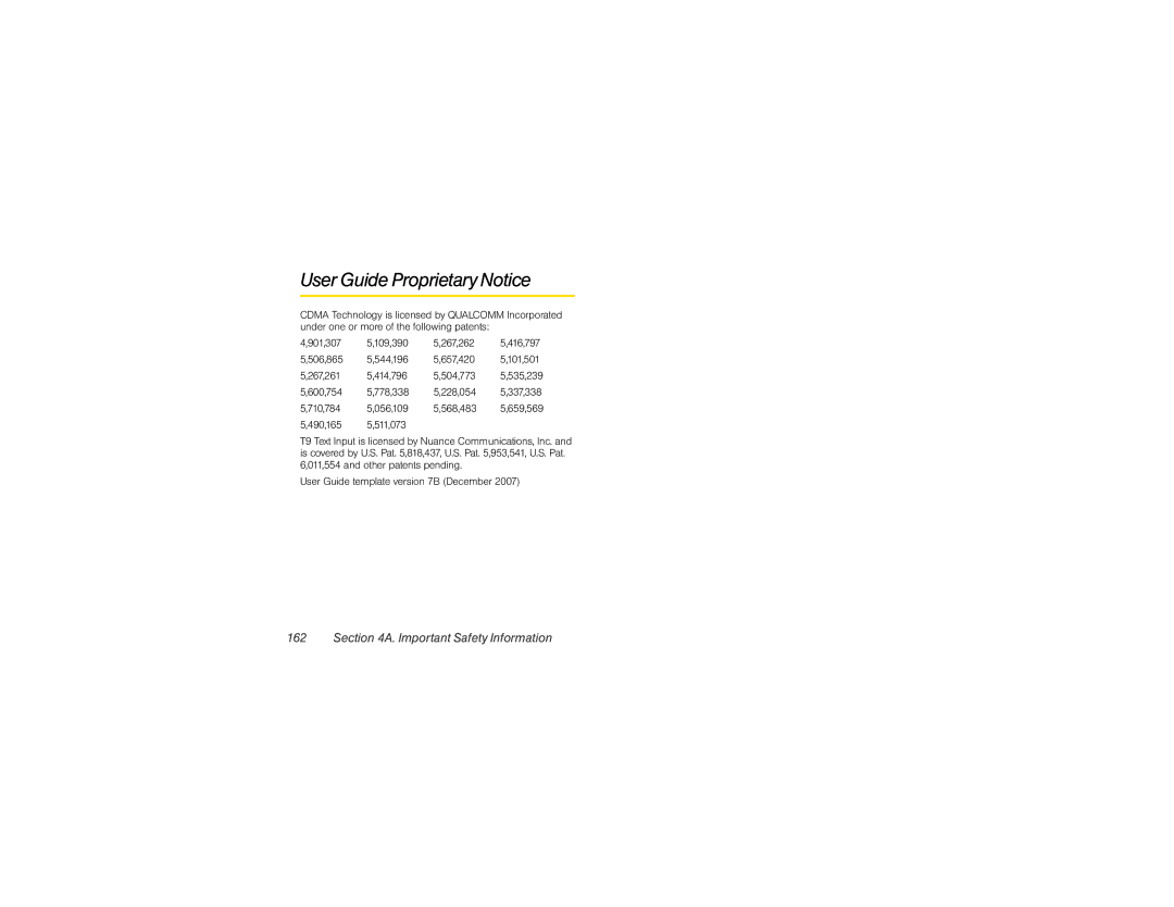 Motorola VE20 manual User Guide Proprietary Notice 